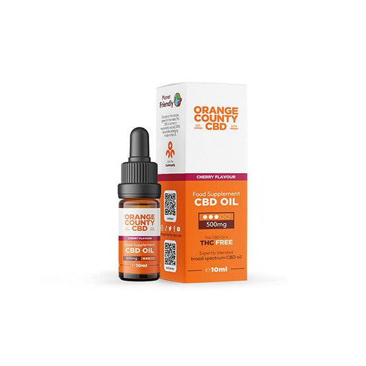 Orange County CBD 500mg Broad Spectrum CBD Oil - 10ml - www.justgovape.co.uk