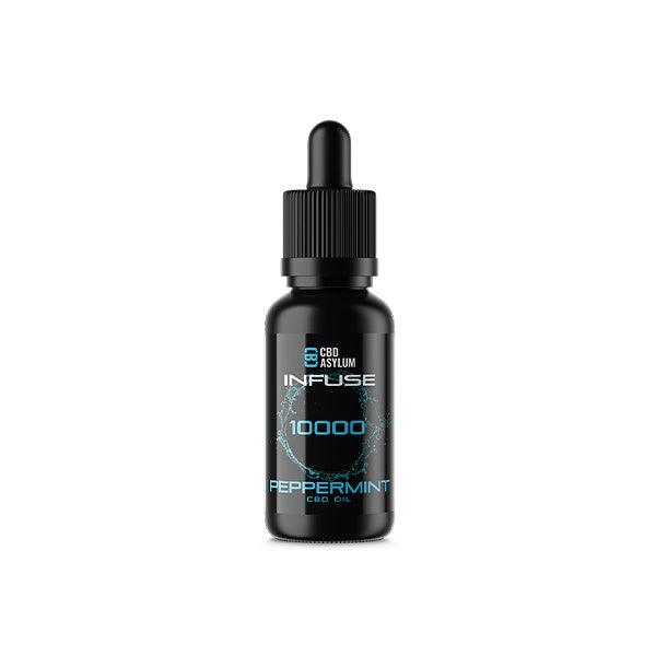 CBD Asylum Infuse 10000mg CBD Peppermint Oil - 30ml (BUY 1 GET 2 FREE) - www.justgovape.co.uk