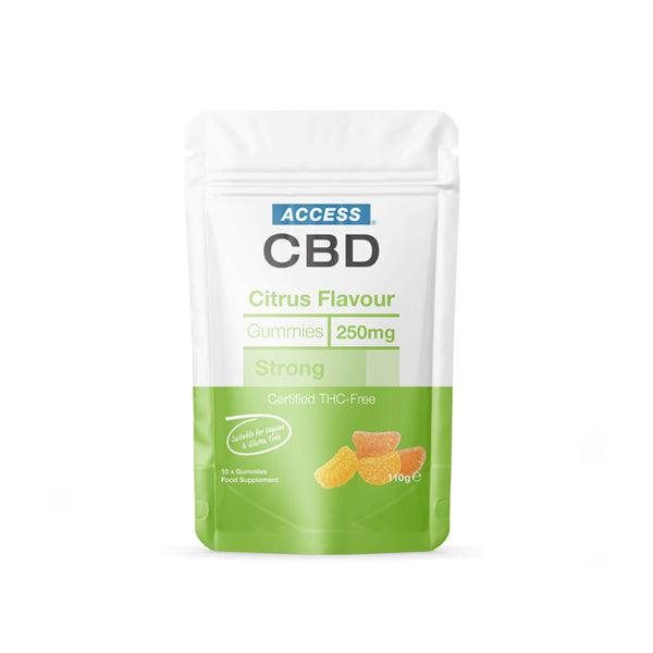 Access CBD Citrus Gummies 250mg CBD (110g) - www.justgovape.co.uk