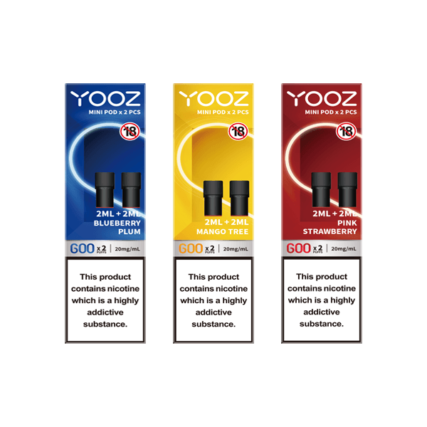 Yooz Mini Replacement Pods 2PCS 2ml - www.justgovape.co.uk