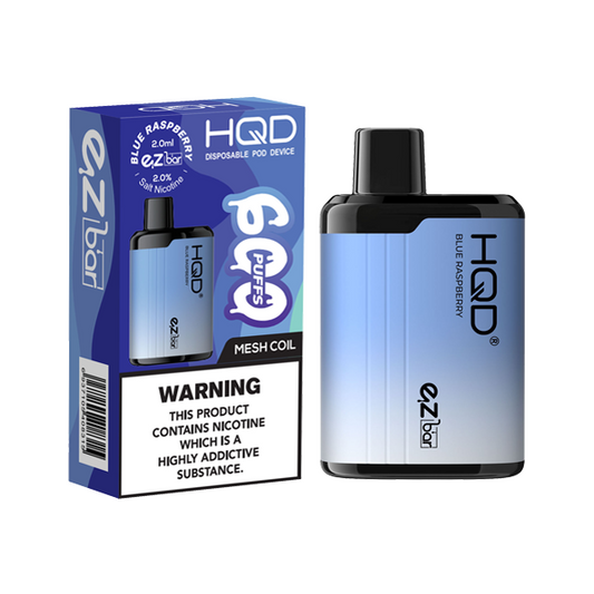 20mg HQD EZ Bar Disposable Vape Device 600 Puffs - www.justgovape.co.uk