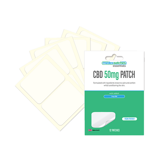 Medex Essentials 50mg CBD Patches - 12 pack - www.justgovape.co.uk