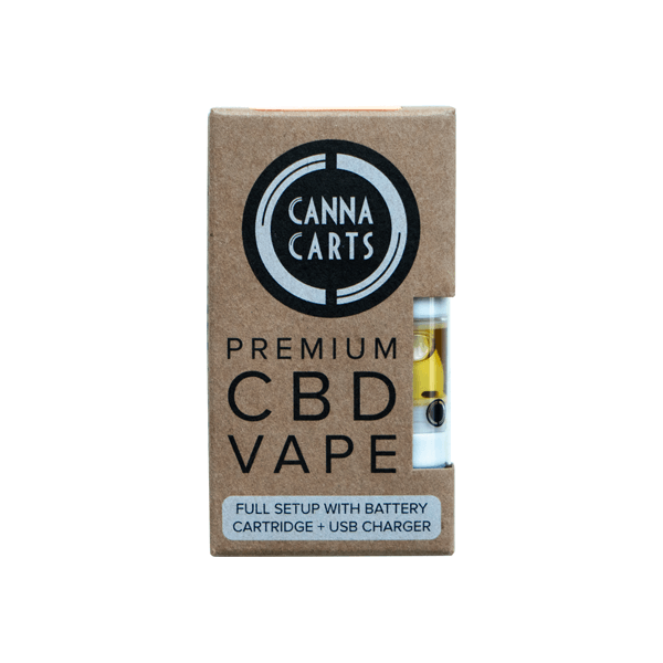 Cannacarts Premium CBD Vape Cartridge Set - www.justgovape.co.uk