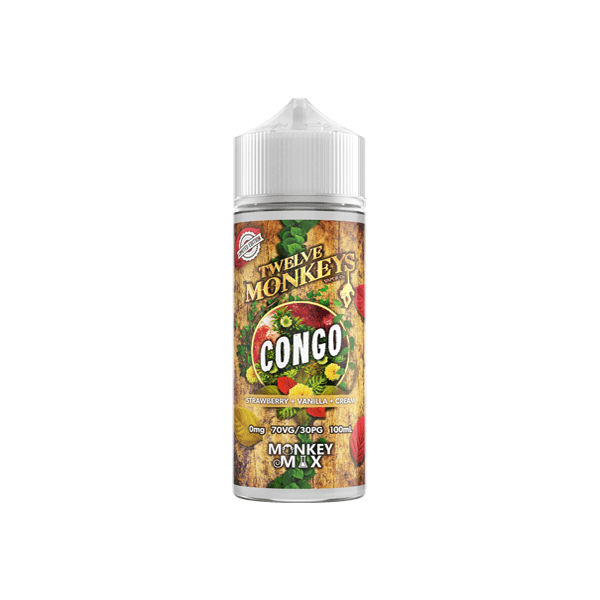 Twelve Monkeys Limited Edition 100ml Shortfill 0mg (65VG/35PG) - www.justgovape.co.uk