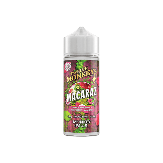 Twelve Monkeys Limited Edition 100ml Shortfill 0mg (65VG/35PG) - www.justgovape.co.uk