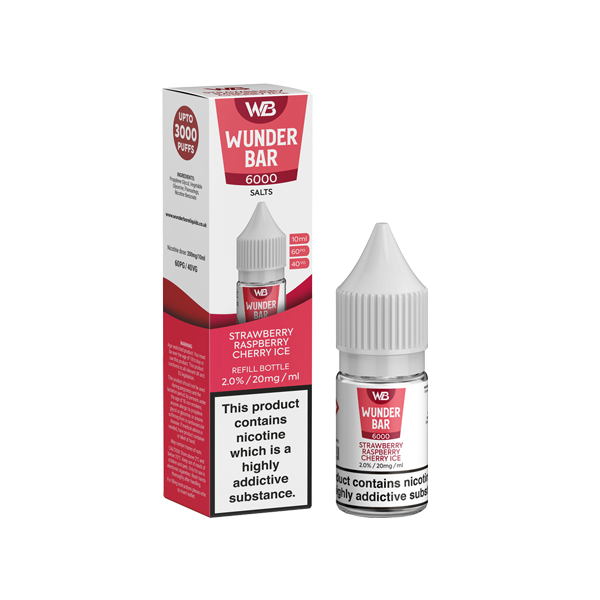 20mg Wunderbar 6000 Salts 10ml Nic Salts (60PG/40VG) - www.justgovape.co.uk