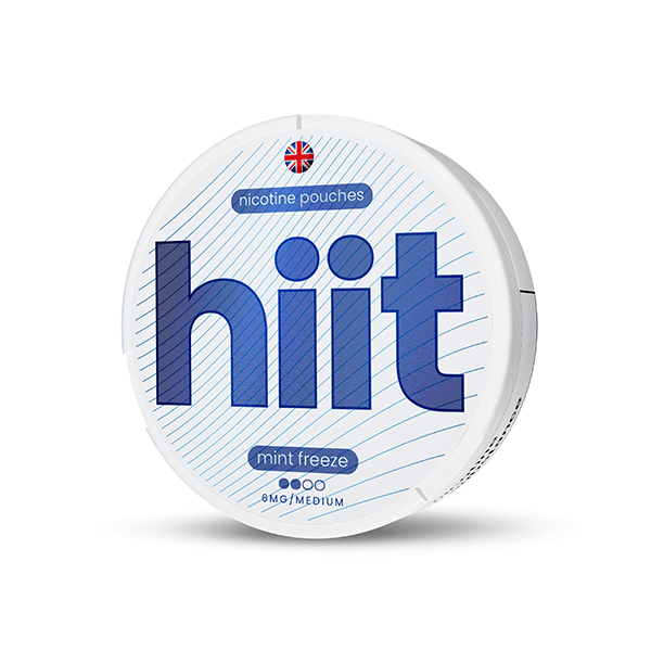 Hiit 10mg CBD Pouches - Mint Freeze - www.justgovape.co.uk