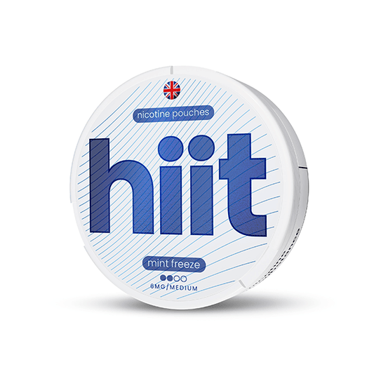 Hiit 10mg CBD Pouches - Mint Freeze - www.justgovape.co.uk