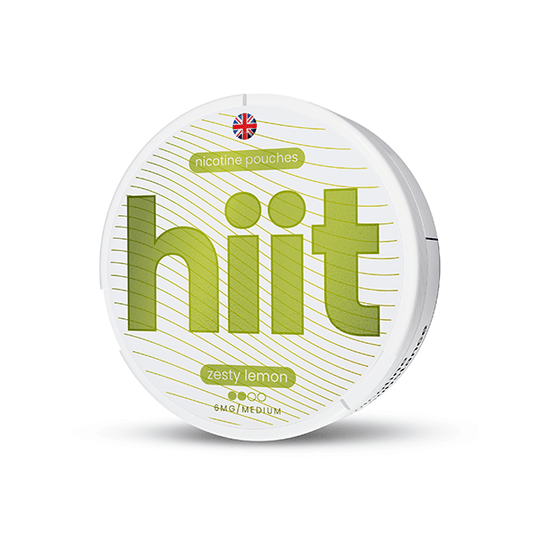 Hiit 10mg CBD Pouches - Zesty Lemon - www.justgovape.co.uk