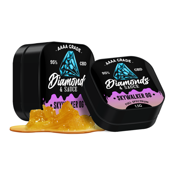 Diamonds & Sauce 95% Full Spectrum CBD Distillate - 1.5g - www.justgovape.co.uk