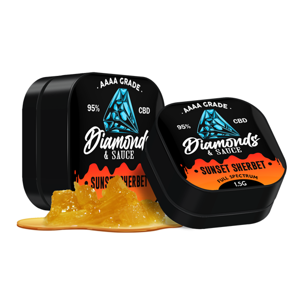 Diamonds & Sauce 95% Full Spectrum CBD Distillate - 1.5g - www.justgovape.co.uk