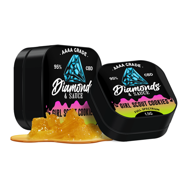 Diamonds & Sauce 95% Full Spectrum CBD Distillate - 1.5g - www.justgovape.co.uk