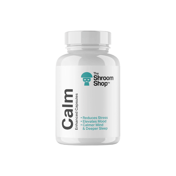 The Shroom Shop Enhanced Calm 67500mg Capsules - 90 Caps - www.justgovape.co.uk