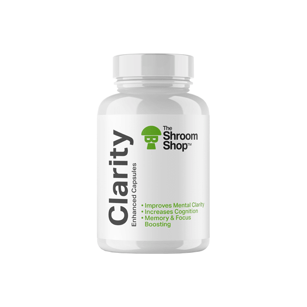 The Shroom Shop Enhanced Clarity 67500mg Capsules - 90 Caps - www.justgovape.co.uk