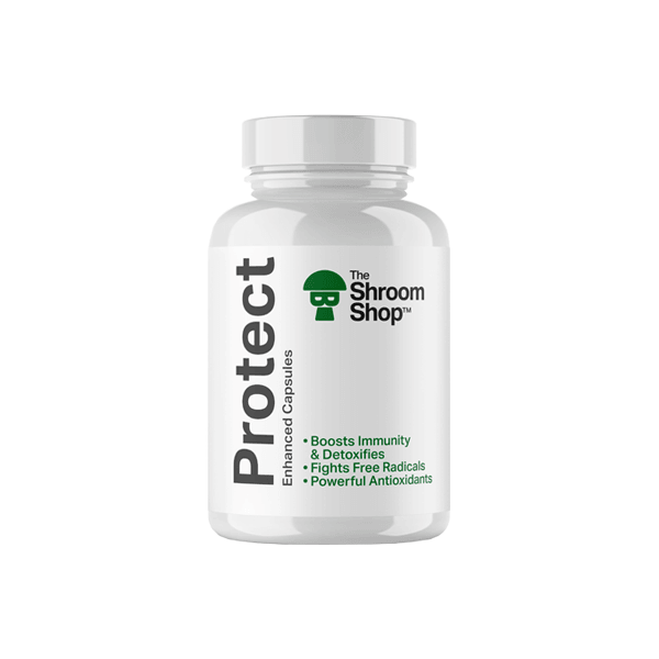 The Shroom Shop Enhanced Protect 67500mg Capsules - 90 Caps - www.justgovape.co.uk