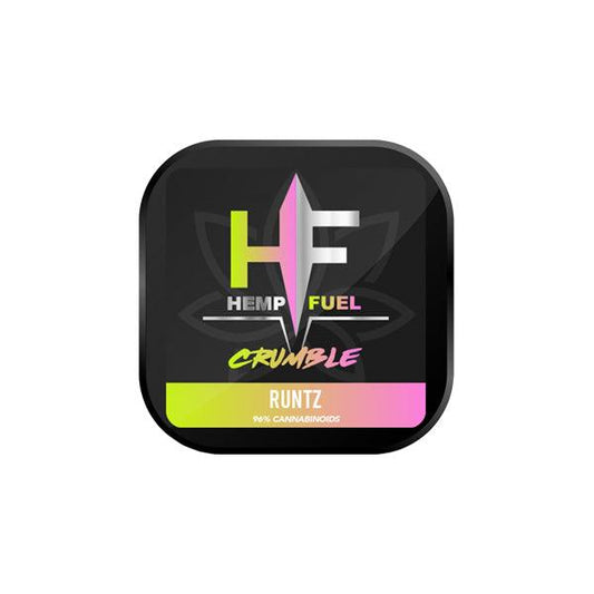 Hemp Fuel 85% Broad Spectrum CBD Crumble Runtz - 1g - www.justgovape.co.uk