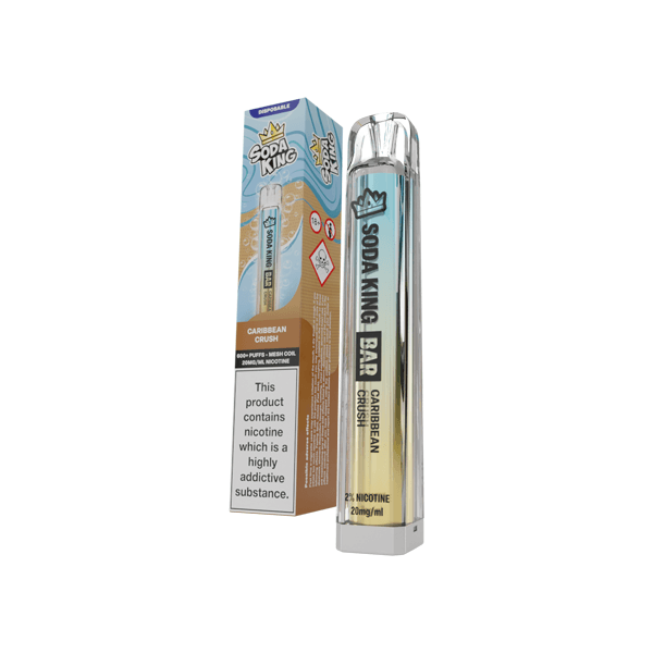 20mg Soda King Bar Disposable Vape Device 600 Puffs - www.justgovape.co.uk