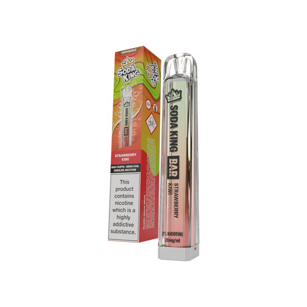 20mg Soda King Bar Disposable Vape Device 600 Puffs - www.justgovape.co.uk