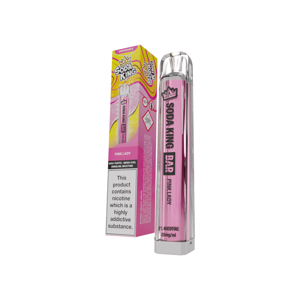 20mg Soda King Bar Disposable Vape Device 600 Puffs - www.justgovape.co.uk