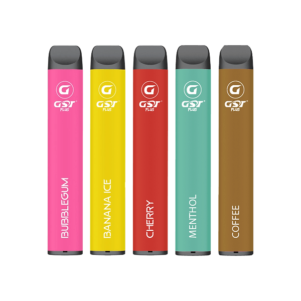 20mg GST Plus Disposable Vape Device 600 Puffs - www.justgovape.co.uk