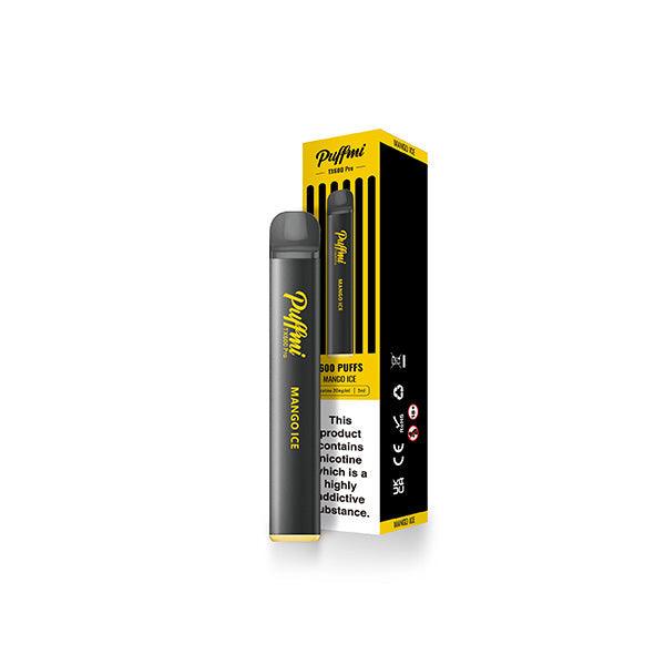 20mg Puffmi TX600 Pro Disposable Vaping Device 600 Puffs - www.justgovape.co.uk