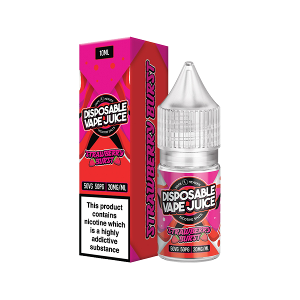 20mg Vape Heaven Disposable Vape Juice 10ml Nic Salts (50VG/50PG) - www.justgovape.co.uk