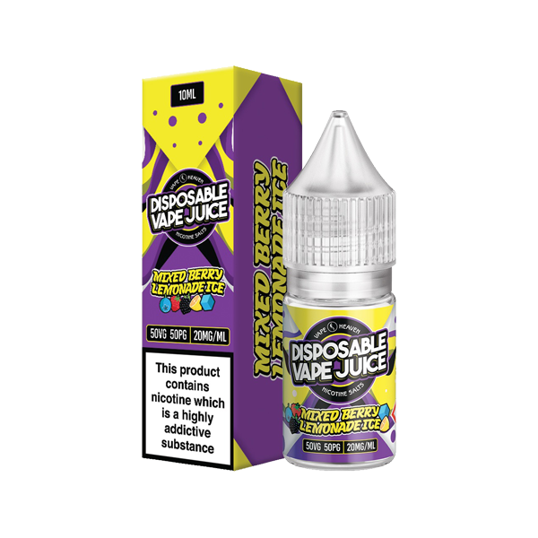 20mg Vape Heaven Disposable Vape Juice 10ml Nic Salts (50VG/50PG) - www.justgovape.co.uk