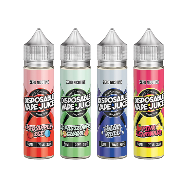 Vape Heaven Disposable Vape Juice 50ml Shortfill 0mg (70VG/30PG) - www.justgovape.co.uk