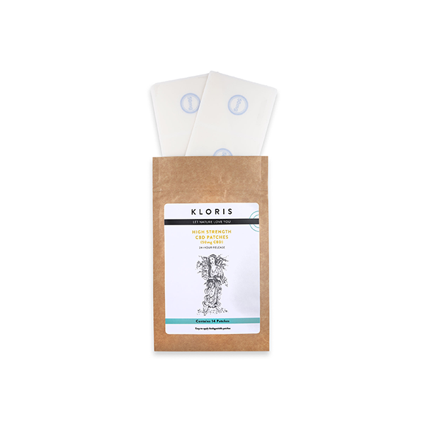 Kloris 50mg High Strength CBD Patches - 14 Pack - www.justgovape.co.uk