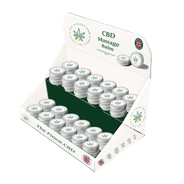 The Finest Balm CBD Massage Balm CDU Bundle x48 Units - www.justgovape.co.uk