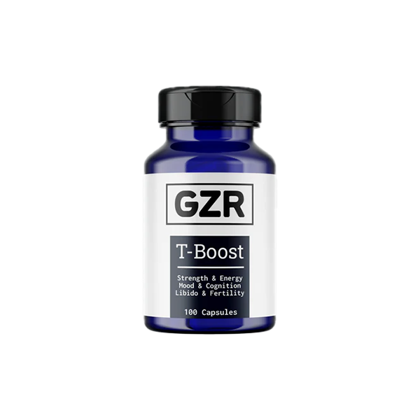 GZR 750mg T-Boost 100 Capsules - www.justgovape.co.uk