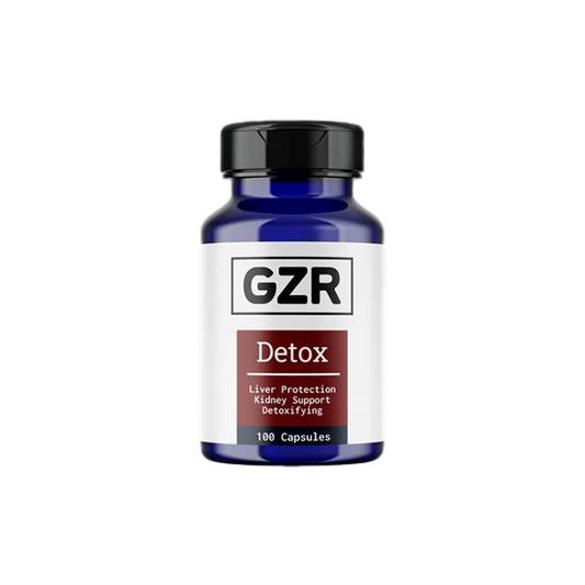 GZR 750mg Detox 100 Capsules - www.justgovape.co.uk