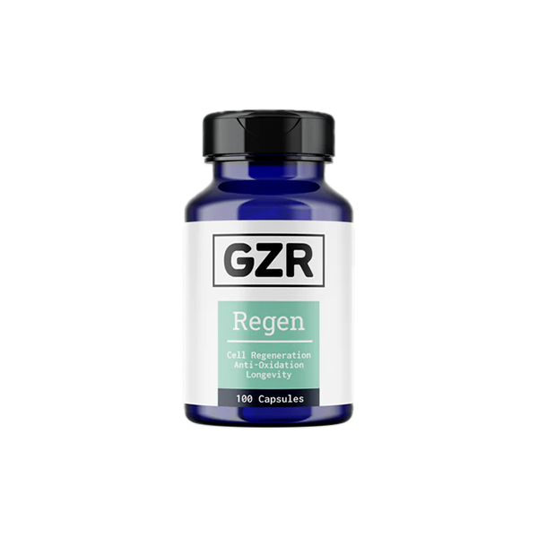 GZR 750mg Regen 100 Capsules - www.justgovape.co.uk