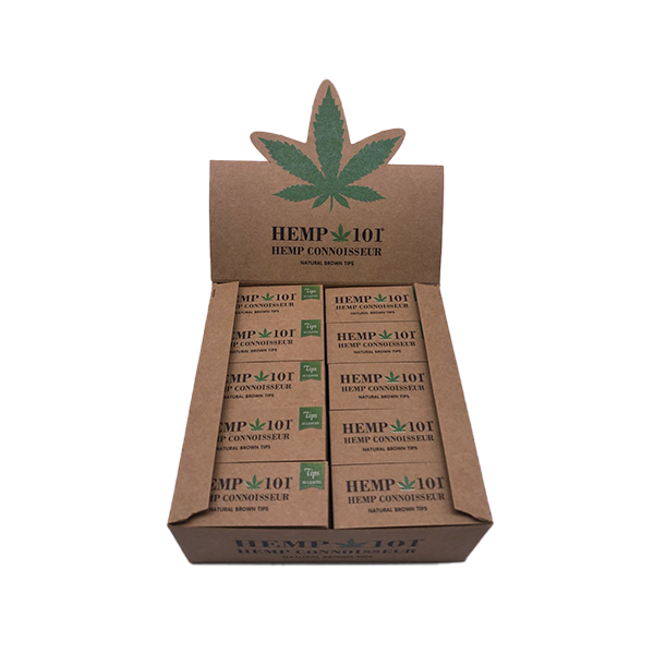 Hemp 101 Hemp Connoisseur Natural Brown Tips 50 Booklets - www.justgovape.co.uk