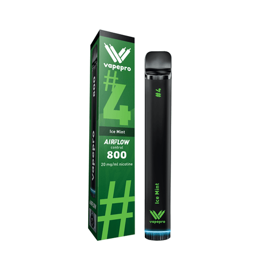 20mg Vapepro Disposable Vape Device 800 Puffs - www.justgovape.co.uk