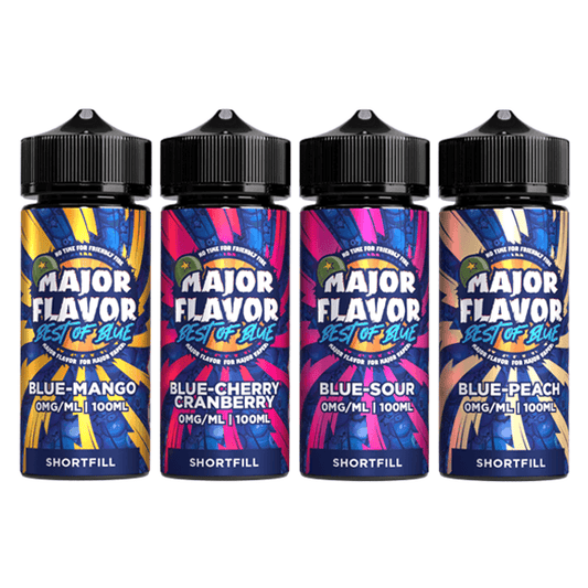 Major Flavour Best Of Blue 100ml Shortfill 0mg (70VG/30PG) - www.justgovape.co.uk