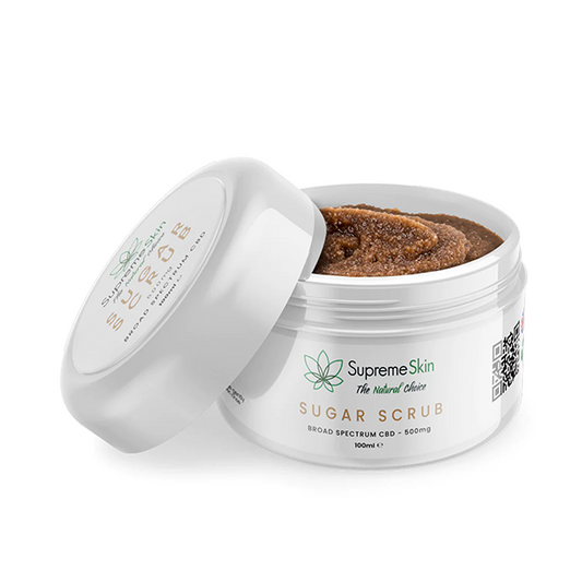 Supreme CBD 500mg Sugar Scrub - 100ml - www.justgovape.co.uk