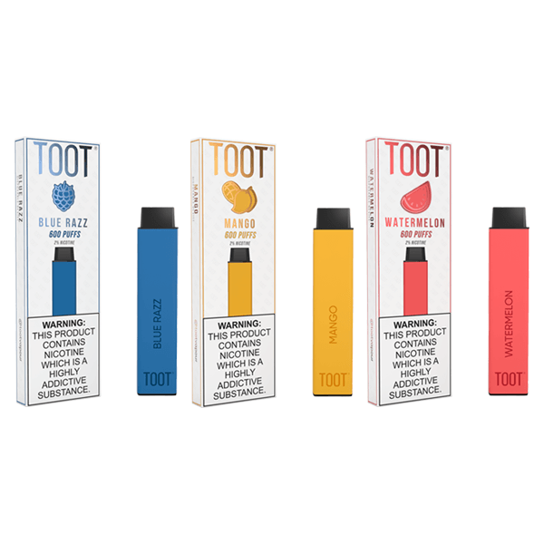 20mg TOOT Bar Disposable Vape Device 600 Puffs - www.justgovape.co.uk