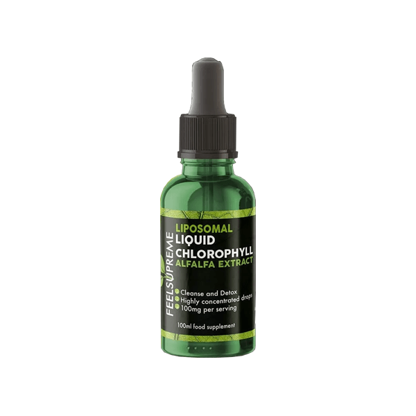 Feel Supreme 10000mg Liposomal Liquid Chlorophyll Tincture - 100ml - www.justgovape.co.uk