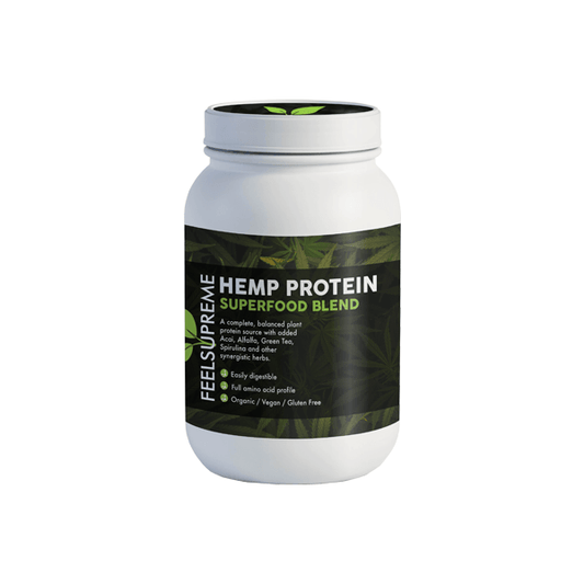 Feel Superme Hemp Protein Superfood Blend - 500g - www.justgovape.co.uk