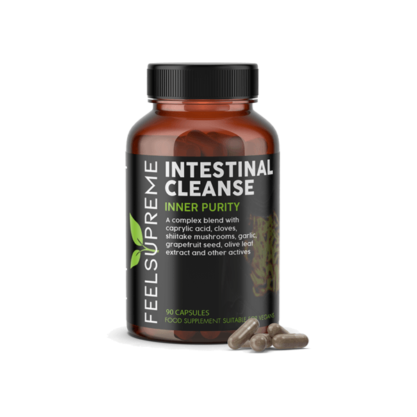 Feel Supreme Intestinal Cleanse Inner Purity Capsules - 90 Caps - www.justgovape.co.uk