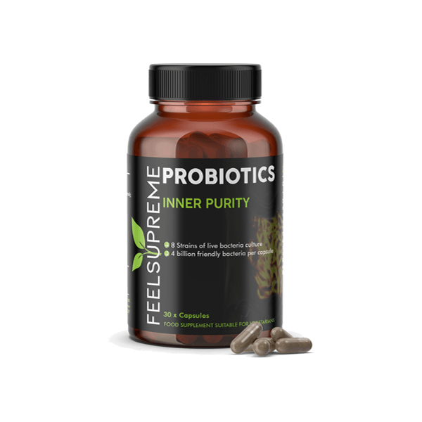 Feel Supreme Probiotics Inner Purity Capsules - 30 Caps - www.justgovape.co.uk