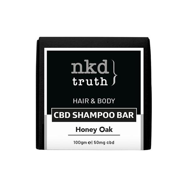 NKD 50mg CBD Speciality Body & Hair Shampoo Bar 100g - Honey Oak (BUY 1 GET 1 FREE) - www.justgovape.co.uk