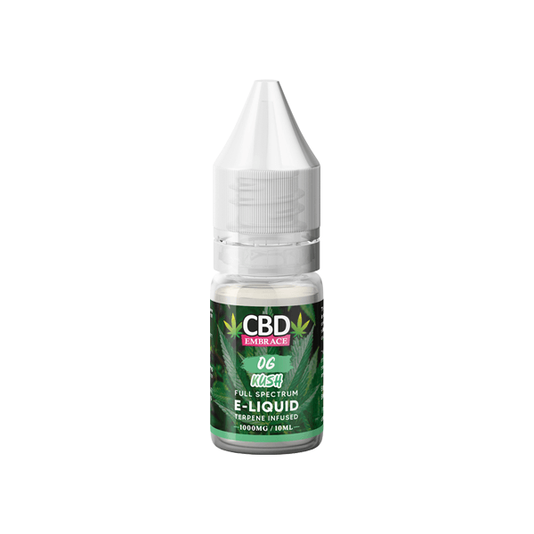 CBD Embrace 1000mg Full Spectrum CBD Vape Oil - 10ml - www.justgovape.co.uk