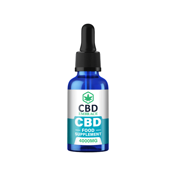 CBD Embrace 4000mg Full Spectrum CBD Food Supplement - 30ml - www.justgovape.co.uk