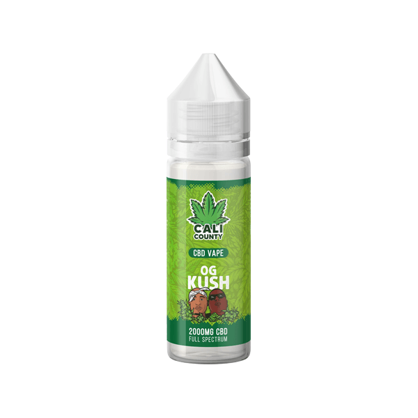 Cali County 2000mg Full Spectrum CBD E-liquid 50ml (60PG/40VG) - www.justgovape.co.uk