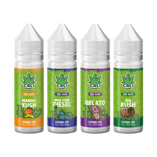 Cali County 2000mg Full Spectrum CBD E-liquid 50ml (60PG/40VG) - www.justgovape.co.uk