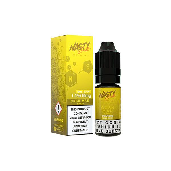 10mg Nasty Salts 10ml Nic Salts (50VG/50PG) - www.justgovape.co.uk