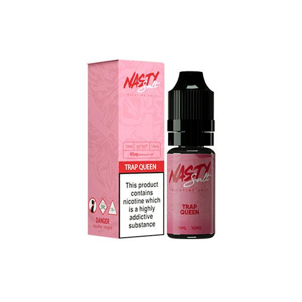 10mg Nasty Salts 10ml Nic Salts (50VG/50PG) - www.justgovape.co.uk