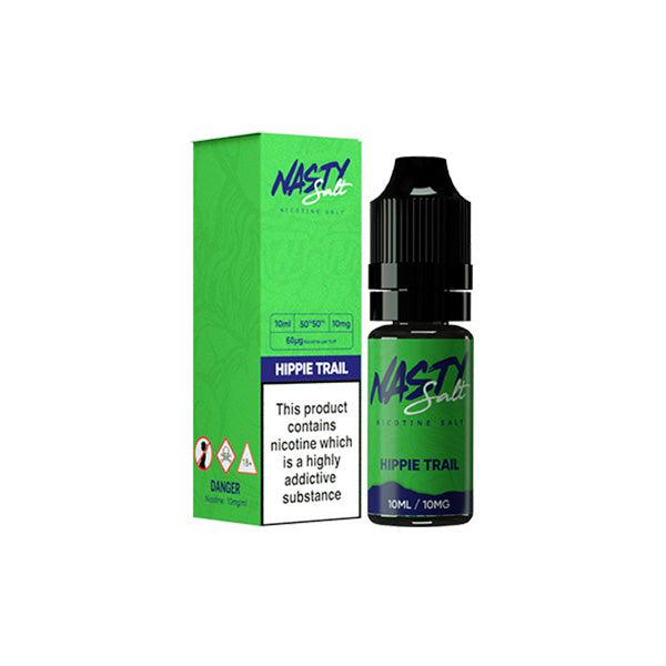 10mg Nasty Salts 10ml Nic Salts (50VG/50PG) - www.justgovape.co.uk